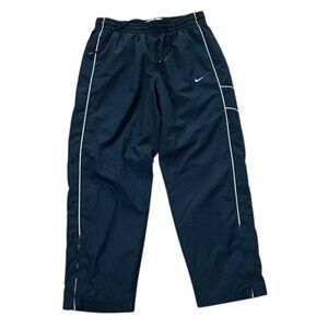 Nike Vintage Blue Mesh Lined Track Pants Mens Size XL 341584-408